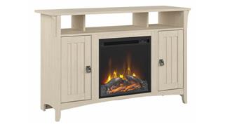 Electric Fireplaces Bush Furniture Tall Electric Fireplace TV Stand for 55" TV
