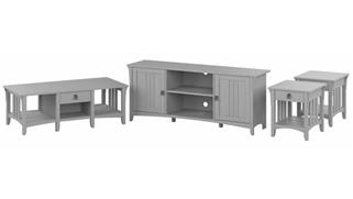 TV Stands Bush Furniture TV Stand for 70" TV with Coffee Table and End Tables