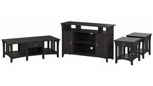 TV Stands Bush Furniture TV Stand for 55" TV with Coffee Table and End Tables
