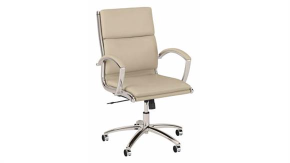 Office Chairs Bush Furniture Mid Back Leather Executive Office Chair