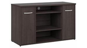 Storage Cabinets Bush Furniture 48in W Storage Cabinet with Doors and Shelves