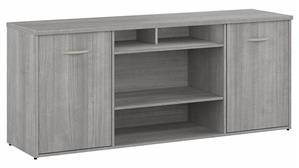 Storage Cabinets Bush Furniture 72in W Storage Cabinet with Doors and Shelves