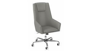 Office Chairs Bush Furniture High Back Leather Box Chair