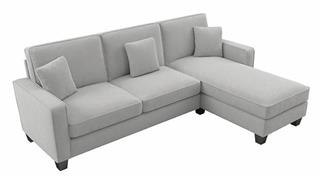 Sectional Sofas Bush Furniture 102in W Sectional Couch with Reversible Chaise Lounge