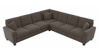 Sectional Sofas Bush Furniture 111in W L-Shaped Sectional Couch