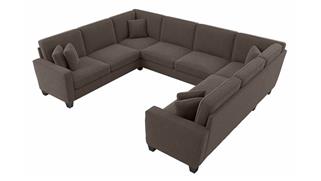 Sectional Sofas Bush Furniture 125in W U-Shaped Sectional Couch