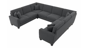 Sectional Sofas Bush Furniture 125" W U-Shaped Sectional Couch
