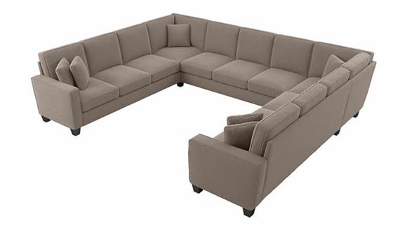 Sectional Sofas Bush Furniture 137" W U-Shaped Sectional Couch