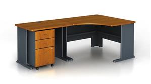 Modular Desks Bush Furniture Modular Corner Desk with Pedestal