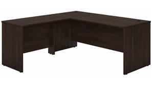 L Shaped Desks Bush Furniture 72in W x 30in D L-Shaped Desk with 42in W Return