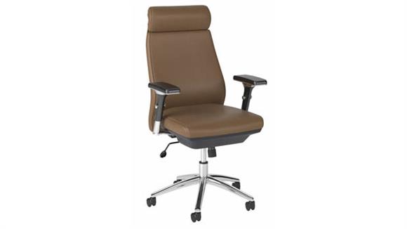 Office Chairs Bush Furniture High Back Leather Executive Office Chair