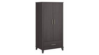 Storage Cabinets Bush Furniture Tall Storage Cabinet with Doors and Drawer
