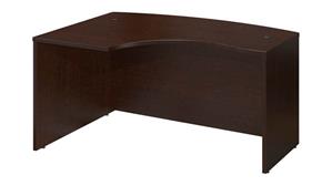 L Shaped Desks Bush Furniture 60" W x 43" D Left Hand L-Bow Desk Shell
