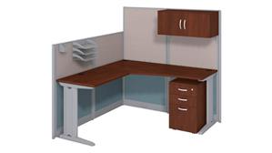 Workstations & Cubicles Bush Furniture L Workstation with Storage