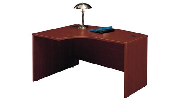 Executive Desks Bush Furniture 60" W x 43" D Left Handed L-Bow Desk