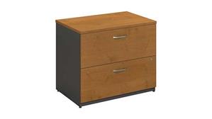 File Cabinets Lateral Bush Furniture 2 Drawer Lateral File - Fully Assembled
