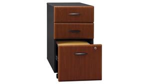 Mobile File Cabinets Bush Furniture 3 Drawer Mobile File - Fully Assembled