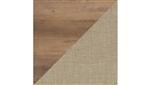 Reclaimed Pine / Tan Fabric 