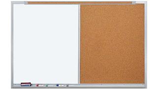 White Boards & Marker Boards Claridge 4 x 6 Markerboard and Tackboard Combo Unit