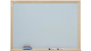 White Boards & Marker Boards Claridge 4 x 6 Wood Framed Porcelain Markerboard