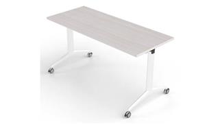 Training Tables Corp Design 60in x 24in Flip Top Nesting Table