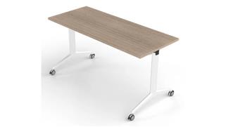 Training Tables Corp Design 66in x 24in Flip Top Nesting Table