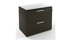 File Cabinets Lateral Corp Design 2 Drawer Lateral File with Glass Top