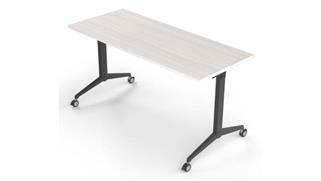 Training Tables Corp Design 66in x 30in Flip Top Nesting Table