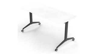Training Tables Corp Design 66in x 24in Flip Top Nesting Table