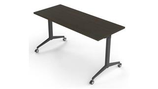 Training Tables Corp Design 66in x 30in Flip Top Nesting Table