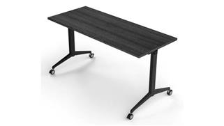 Training Tables Corp Design 48in x 24in Flip Top Nesting Table
