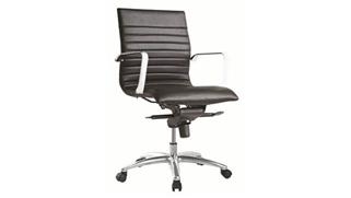 Office Chairs Corp Design Leather Mid Back Chair
