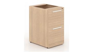 File Cabinets Vertical Corp Design Deluxe 2 Drawer Pedestal (File / File) - Assembled