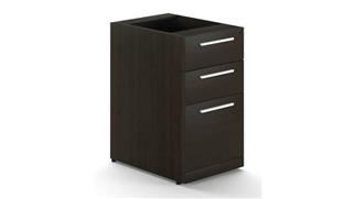 File Cabinets Vertical Corp Design Deluxe 3 Drawer Pedestal (Box / Box / File) - Assembled