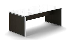 Coffee Tables Corp Design Coffee Table with White Glass Top