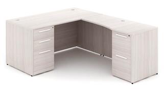 L Shaped Desks Corp Design 66" x 72" Rectangular L Shaped Desk