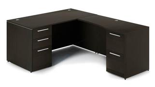 L Shaped Desks Corp Design 66" x 72" Rectangular L Shaped Desk