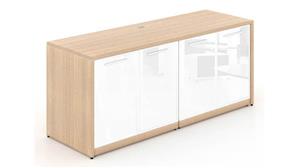 Office Credenzas Corp Design Credenza with Glass Doors