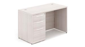 Executive Desks Corp Design 48" x 24" Single Pedestal Desk