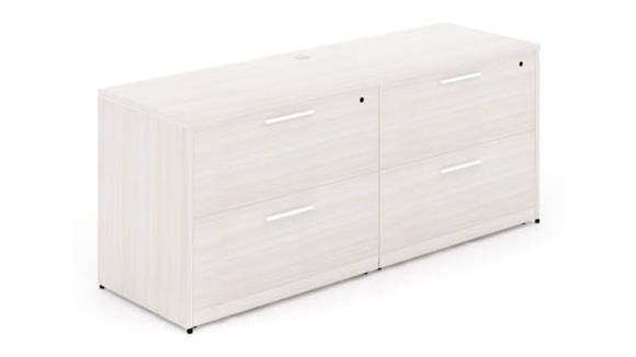 4 Drawer Lateral File Credenza