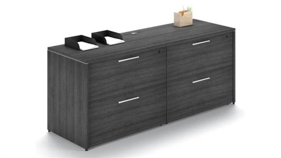 4 Drawer Lateral File Credenza