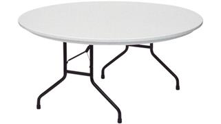 Folding Tables Correll 60" Round Blow Molded Folding Table