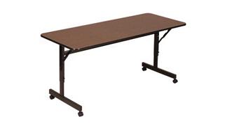 Folding Tables Correll 6ft x 24in Econoline Flip Top Table