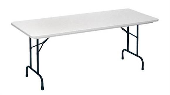 Folding Tables Correll 48" x 24" Blow Molded Folding Table