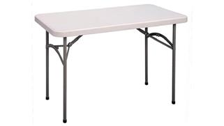 Folding Tables Correll 24in x 48in Blow Molded Folding Table