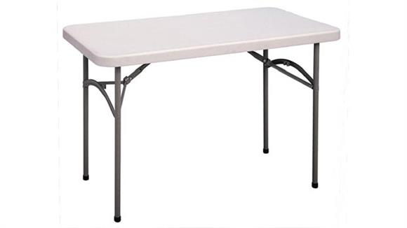 Folding Tables Correll 24" x 48" Blow Molded Folding Table