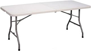 Folding Tables Correll Blow Molded Fold in Half Table