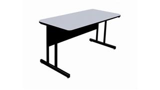 Training Tables Correll 36" x 24" Desk Height Work Station