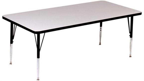 6ft x 30in Rectangular Activity Table
