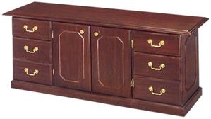 Office Credenzas DMI Office Furniture Traditional Style 66" x 20" Storage Credenza